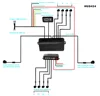 Sistema de estacionamiento sin costuras parktronic 8 sensores 2 detector ciego + 5,5 pantalla HUD parabrisas proyector OBD 2 + 4 sensor frontal/trasero ► Foto 1/6