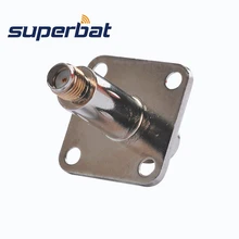 Superbat 5 шт. SMA-TNC адаптер SMA Джек TNC женский разъёмная монтажная панель прямолинейный адаптер