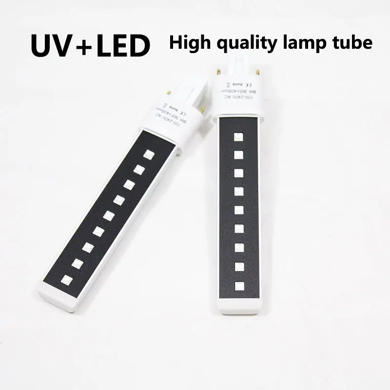 

9W LED Bulb Nail Art Replacement Light Lamp for 3D UV Professional Curing Dryer