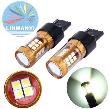 

NEW 2PCS High Power T20 900LM 28SMD Samsung 3030 Chips 7440 28W Daytime running lights Reverse Lamp Reversing lights turn signal