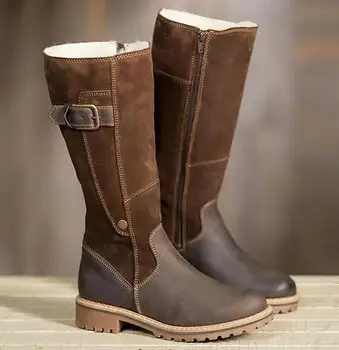 Ankle Boots Women Fashion Knee High Boots Ladies Winter Boots Luxury Shoes Casual Women Snow Boots 2019