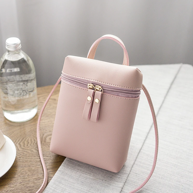 

Joker Leisure Mini Mobile Shoulder Messenger Pack Lady Clutch Satchel Shopping Crossbody Bags Coin Purse Handbag Candy Color Bag
