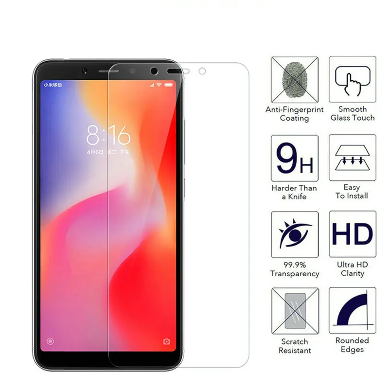 Для Xiaomi Redmi 6A защитная пленка из закаленного стекла для Xiaomi Redmi 6A для Xiaomi Redmi 7A 16 ГБ 32 ГБ Защитная пленка для стекла