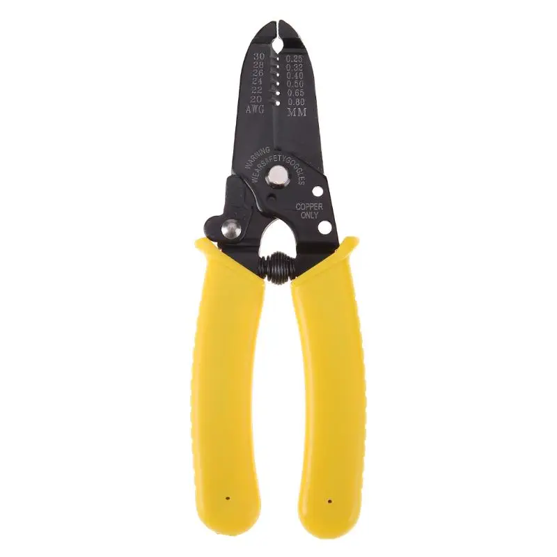 

150mm Multi-Use Precision Wire Stripper Pliers Cable Stripping Cutter Hand Tools For Stripping Diameter 0.25-0.8mm Wire Cutting