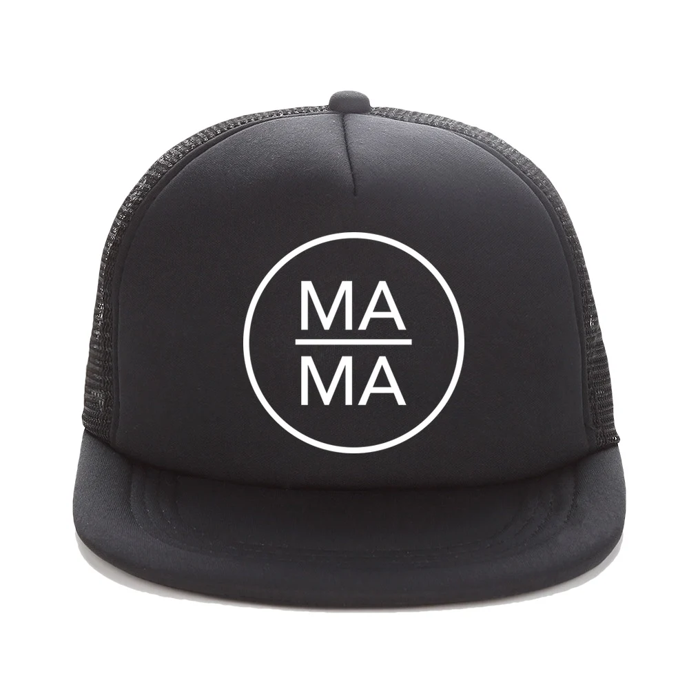 DongKing/Модная бейсболка с принтом «Мама и папа», семейный подарок для пары, крутая бейсболка, бейсболка s Meth, кепка для мужчин и женщин - Цвет: 07 MAMA Black Flat