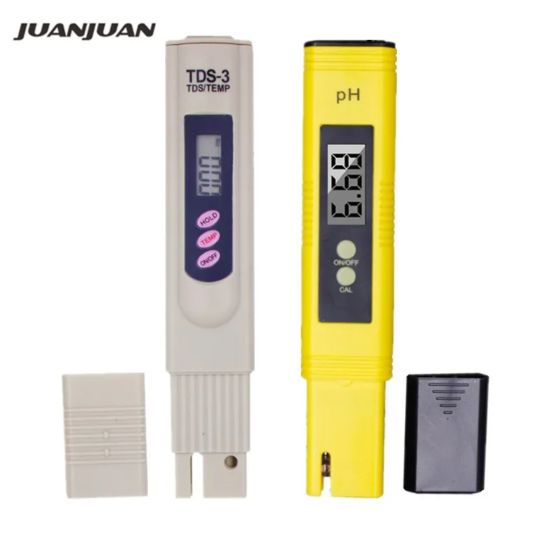Revolveryy TDS Meter Tester Portable Pen Digital 9999pm High Accurate Filter Measuring Water Purity Quality Monitor Detector Gray 