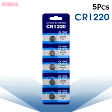 5pcs/pack CR1220 Button Batteries DL1220 BR1220 LM1220 Cell Coin Lithium Battery 3V CR 1220 For Watch Electronic Toy Remote 5pcs/pack CR1220 Button Batteries DL1220 BR1220 LM1220 Cell Coin Lithium Battery 3V CR 1220 For Watch Electronic Toy Remote