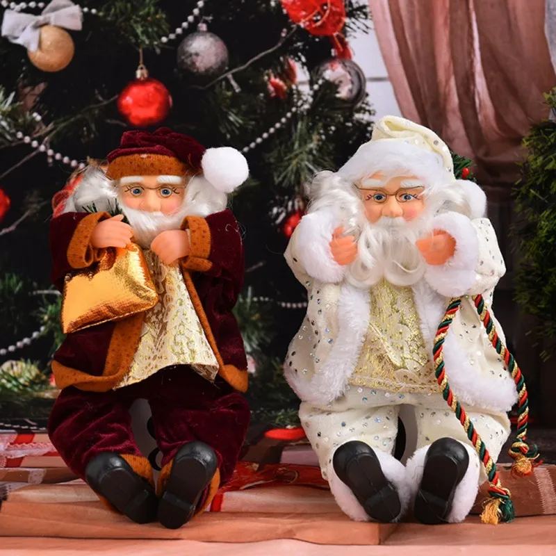 

Christmas Decorations Santa Claus Window Doll Ornaments for New Year Decorations Cute Christmas Tree Decor Christmas Gifts