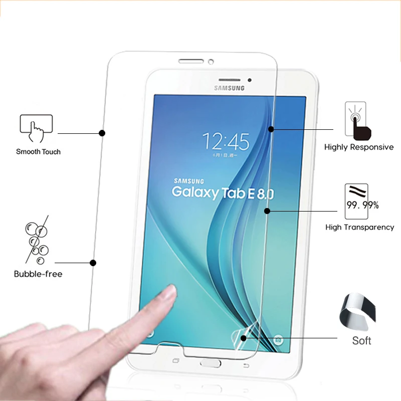 Nuovi Film Lucidi Ad Alta Trasparenza Per Samsung Galaxy Tab E 8.0 Sm-T3777 8.0 "Tablet Pc Antigraffio Hd Lcd Screen Protector Guard