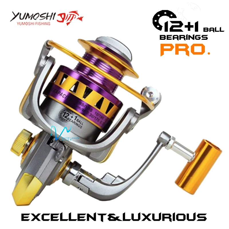 Fishing reel Metal main body Spinning reel 13BB 5.5:1 High speed carp reel spinning fishing reel Saltwater Sea fishing