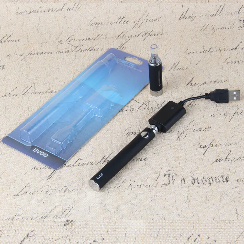 EVOD электронная сигарета комплект 650/1100 мАч батарея с 1 6 мл MT3 распылитель Ego Vape
