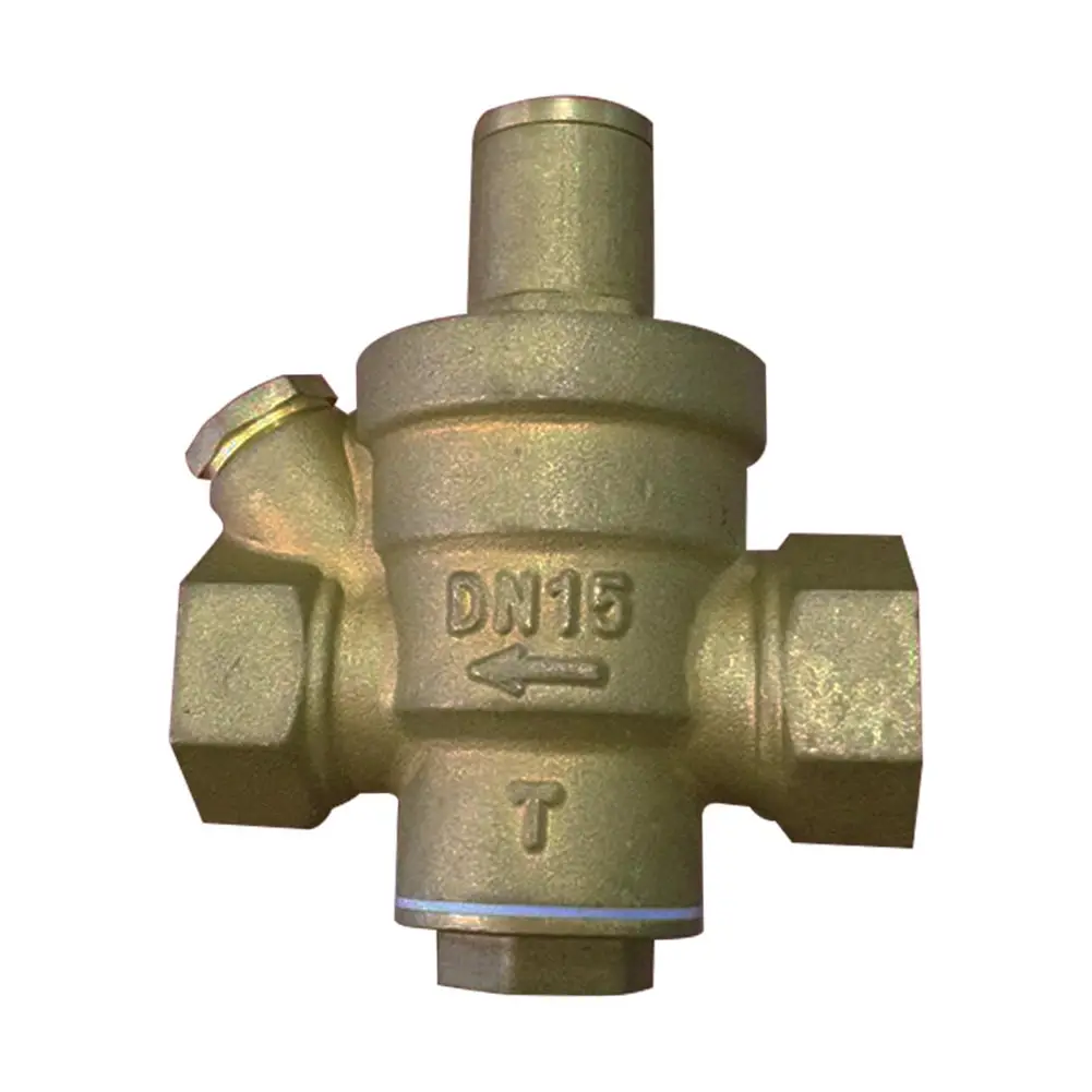 DN15 1/2" Water Durable Lead Free Home Brass 1.6mpa Relief Pressure Regulator Adjustable Thread Thicken Gold High Accuracy |