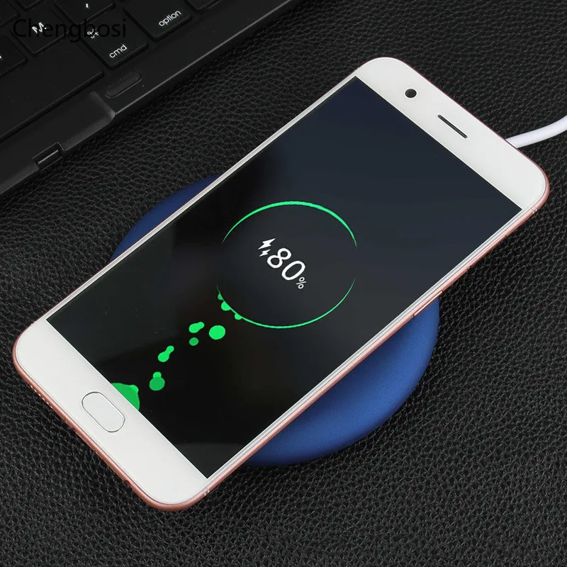 

High Quality Universal Qi Wireless Charger for Samsung Note8 Galaxy S7 Edge S8 Plus Note8 Iphone 8 X Mobile Pad with Package