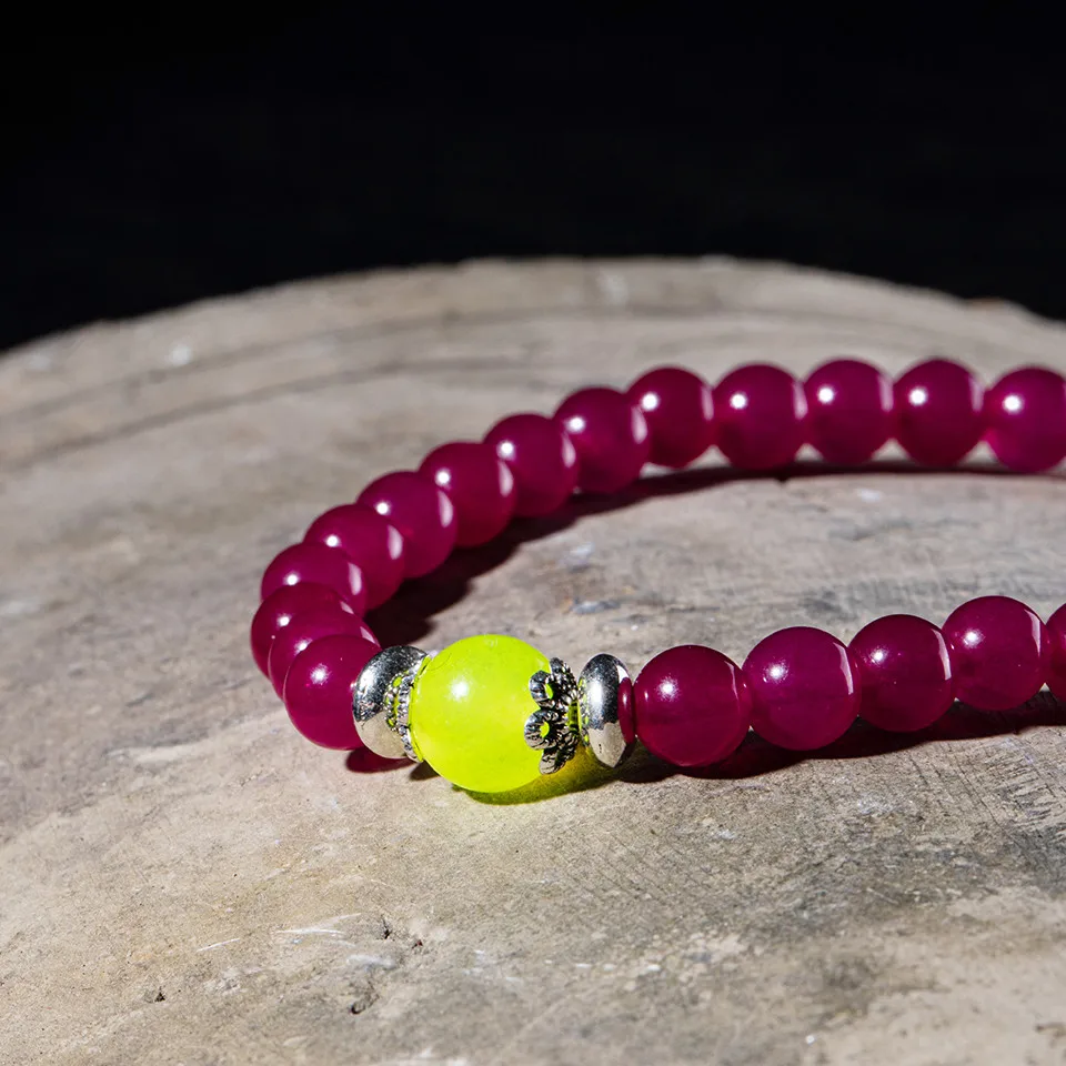 Trendy Natural Stone Tiger Eye Beads Bracelet High Quality Charm Round Beaded  Elasticity Rope Bracelets Jewelry For Men Women (34)