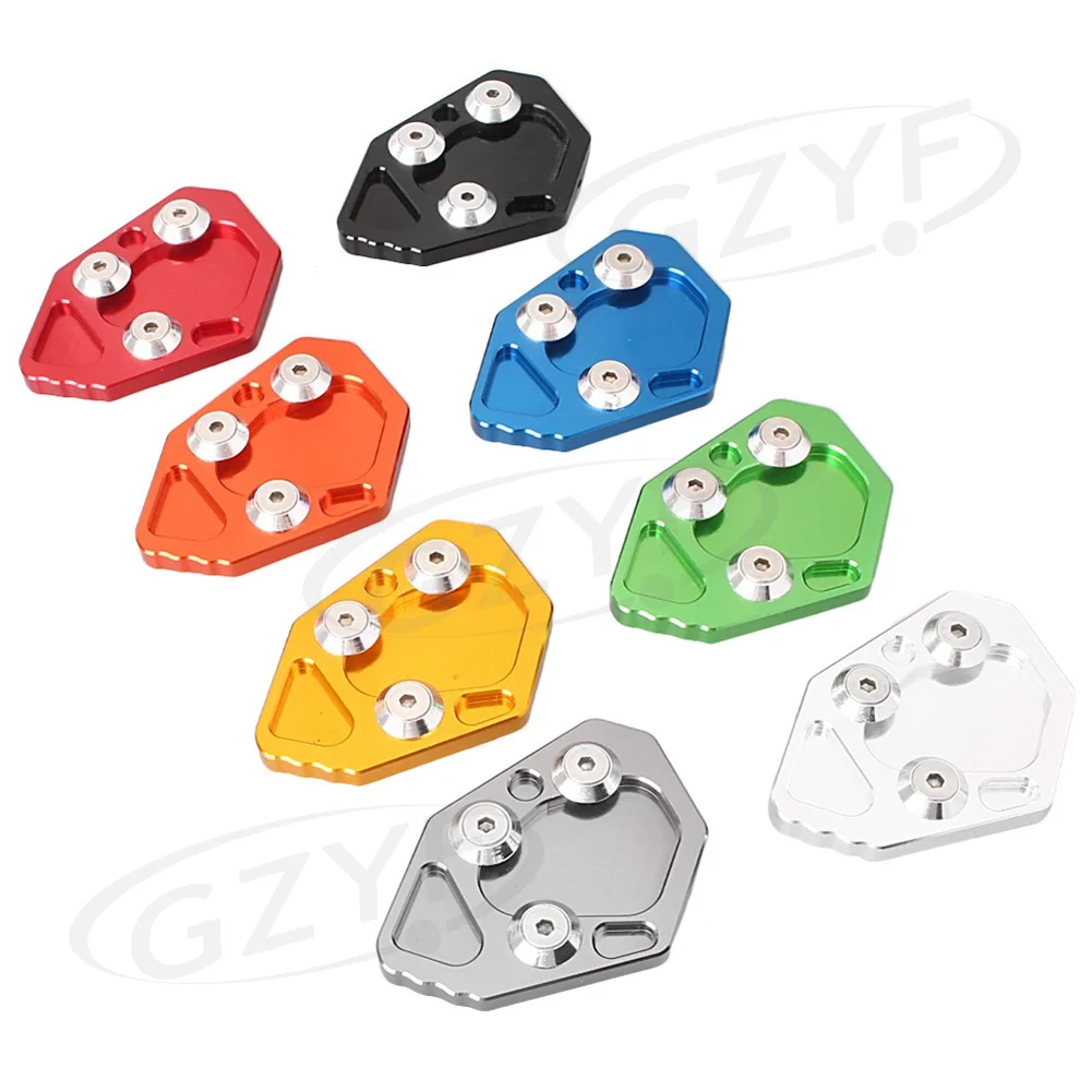 Kickstand Foot Side Stand Extension Pad Support Plate For BMW K1200S/R 2005-2008 & K1300S/R 2009-2014 CNC Motorbike Spare Part