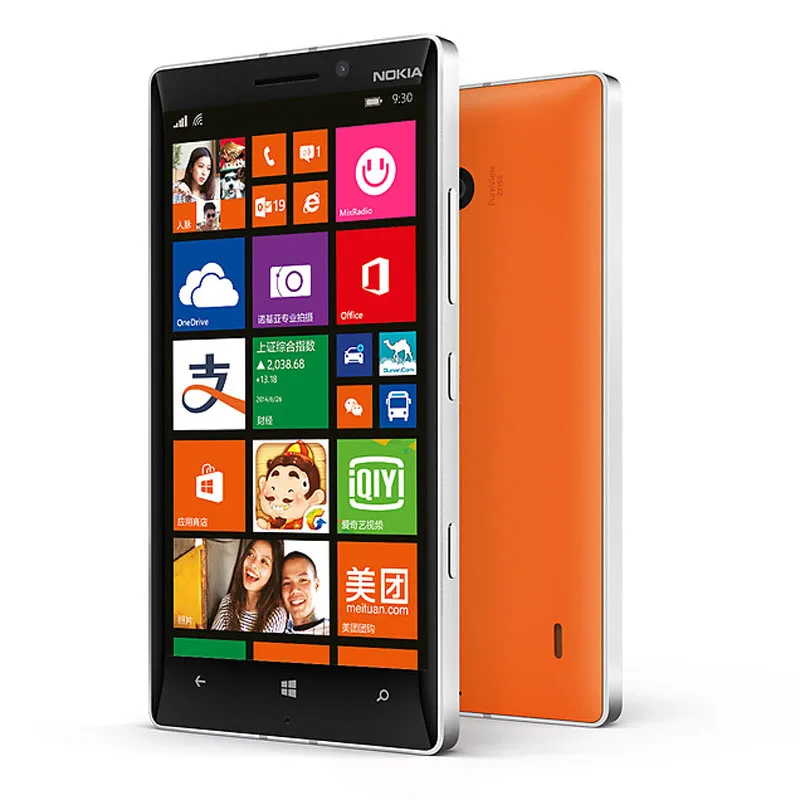 Оригинальный мобильный телефон Nokia Lumia 930 камера 20 МП четырехъядерный процессор 32