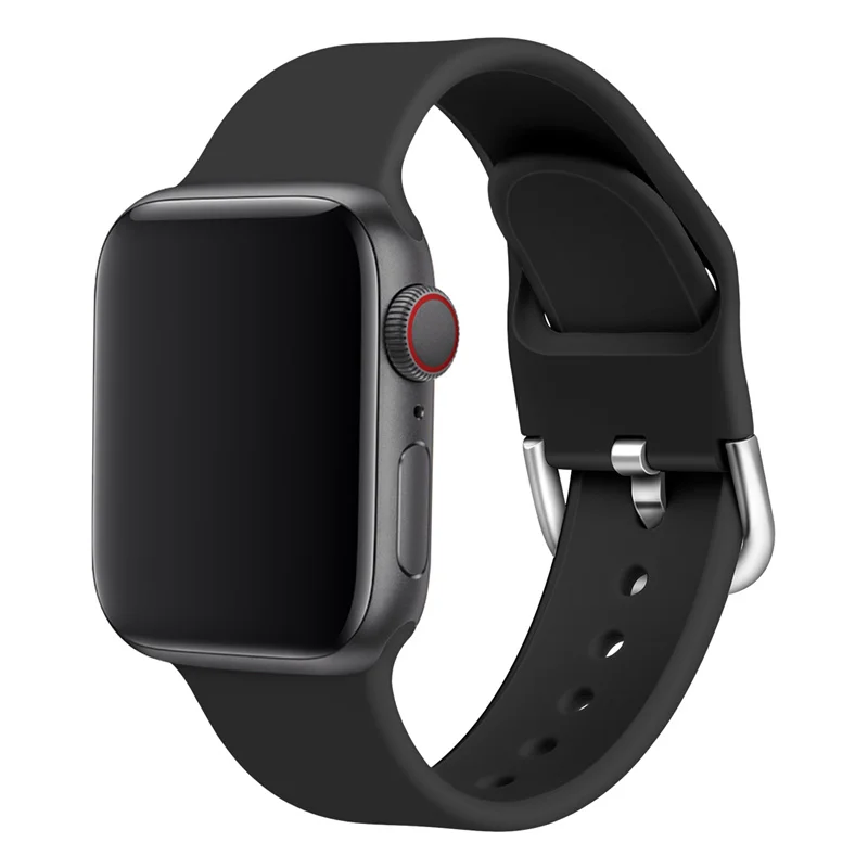 3 Силиконовый ремешок для наручных часов Apple Watch, ремешок 42 мм, 38 мм, Версия 44 мм 40 мм Iwatch полосы браслет для наручных часов Apple Watch, ремешок Series4/3/2/1 81007 - Цвет ремешка: 3