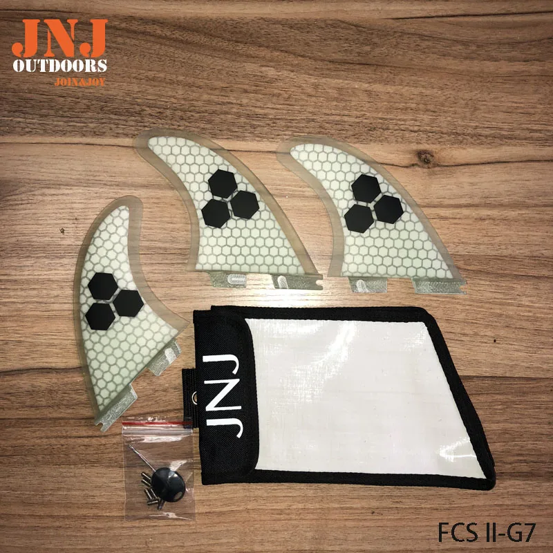 JNJ высокое качество FCS II G7 L ласты для серфинга FCS 2 большие ребра двигателя сделаны стекловолокном и сотами прочный мешок