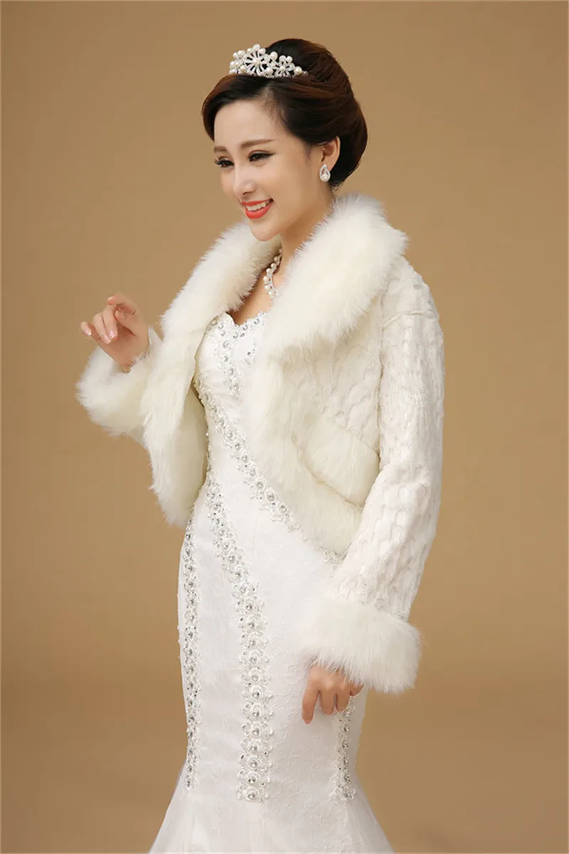 Manga larga de piel falsa estolas manguitos mano Chaqueta Torera Mujer satén Detalles de la Boda la navidad del invierno chaquetas nupciales|christmas photo print cards|christmas corsetchristmas jacket - AliExpress