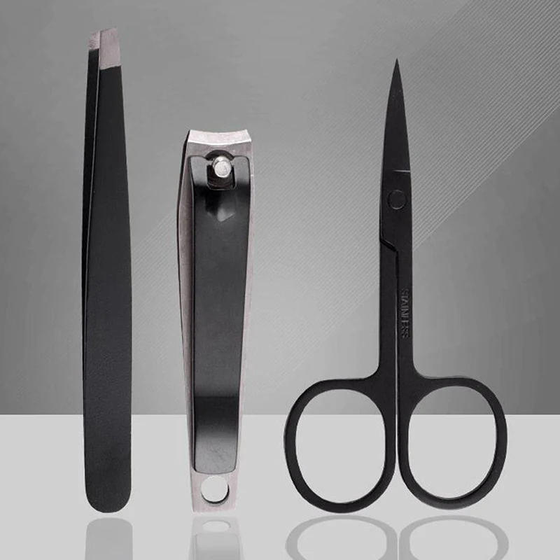 Nail Art Manicure Tools Set Nails Clipper Scissors Tweezer Knife