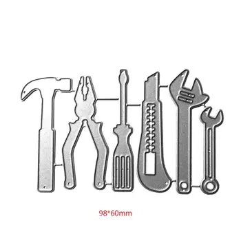 

Cutlery Set Metal Cutting Dies Stencil DIY Scrapbooking Album Stamp Paper Card Embossing Craft Decor