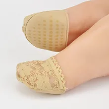 Сексуальное кружевное платье с цветочным рисунком Pad Стельки Нескользящие силиконовые нижняя половина двора pad Обувь Стельки для высокий каблук две пары