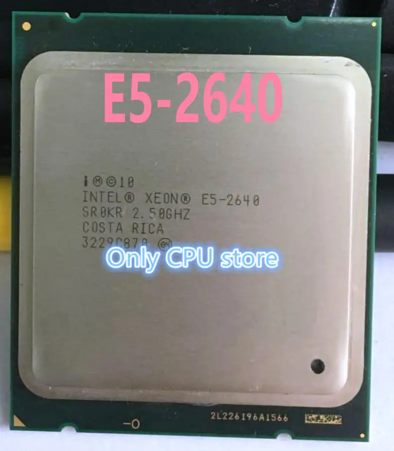 

Intel Xeon E5-2640 E5 2640 15M Cache 2.50 GHz 7.20 GT/s Processore CPU e5 2640