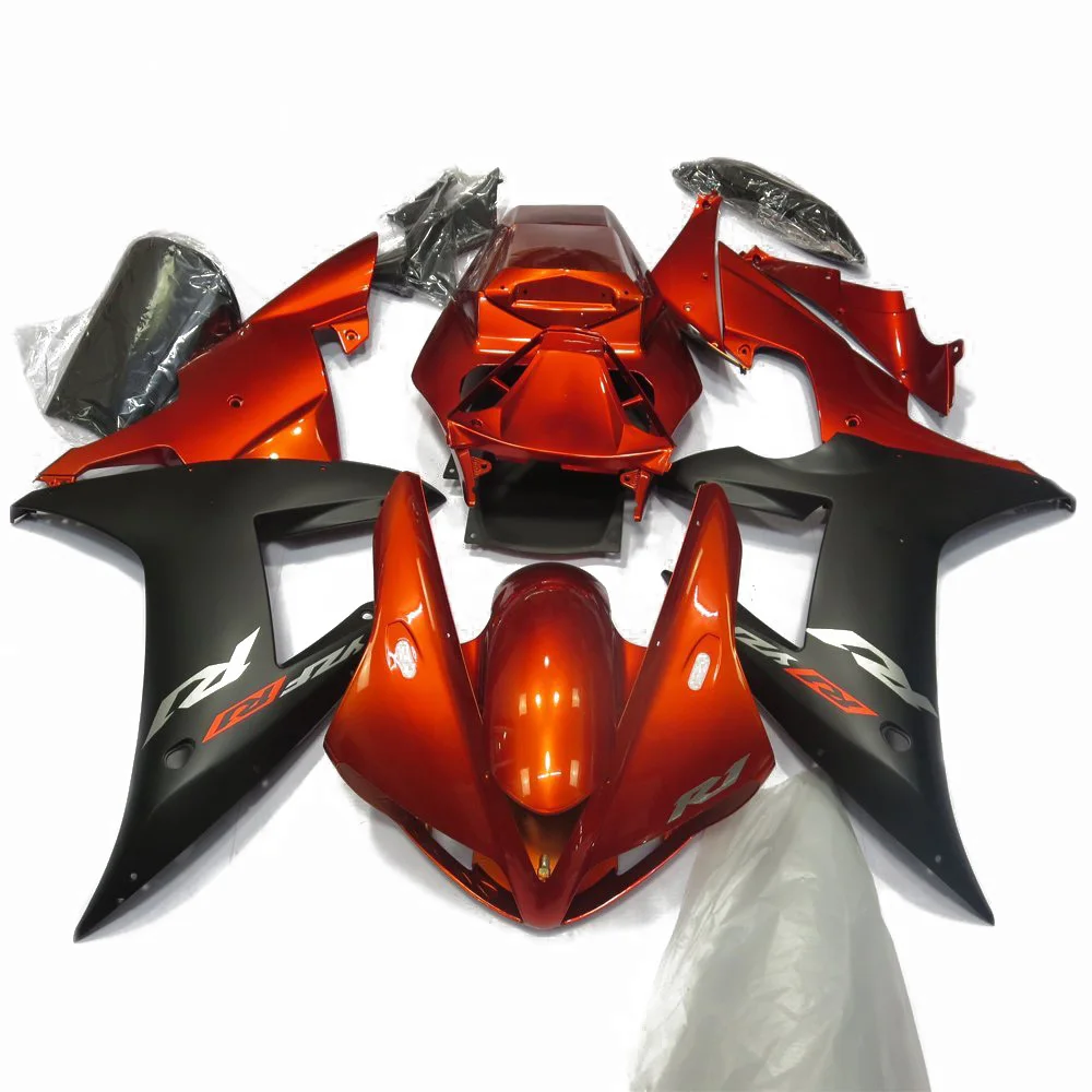 

Motorcycle ABS Full Bodywork Fairing For Yamaha YZFR1 YZF R1 2002 2003 YZF-R1 02 03 Motorcycle Injection Molding Red/Orange