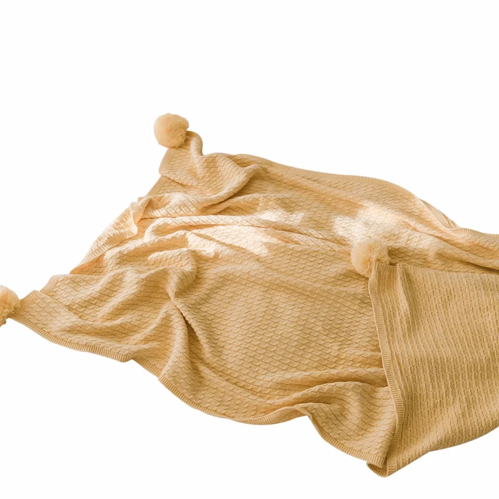 

Blankets Goose Yellow Solid Big Ball Soft Knitted Blanket Blanket Bedding 1pcs Sofa/Couch Bed/Plane Travel Plaids TV Blanket
