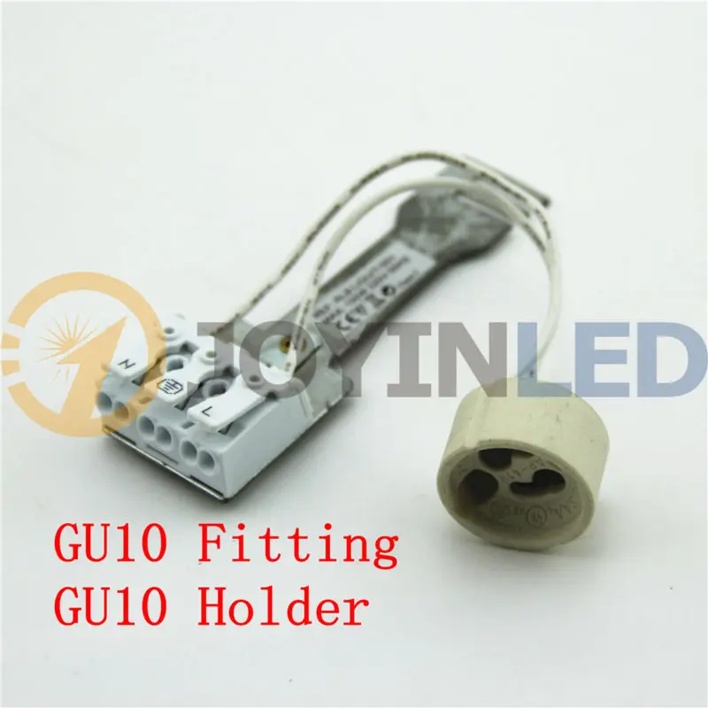 10 шт. керамические держатели для светодиодных ламп GU10 GU5.3 MR16|lamp holder|ceramic lamp holdermr16