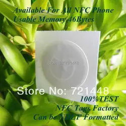 100 шт. Ultralight NFC тег доступна для всех NFC телефон NFC Forum Тип 2 метки использования памяти 46 байтов