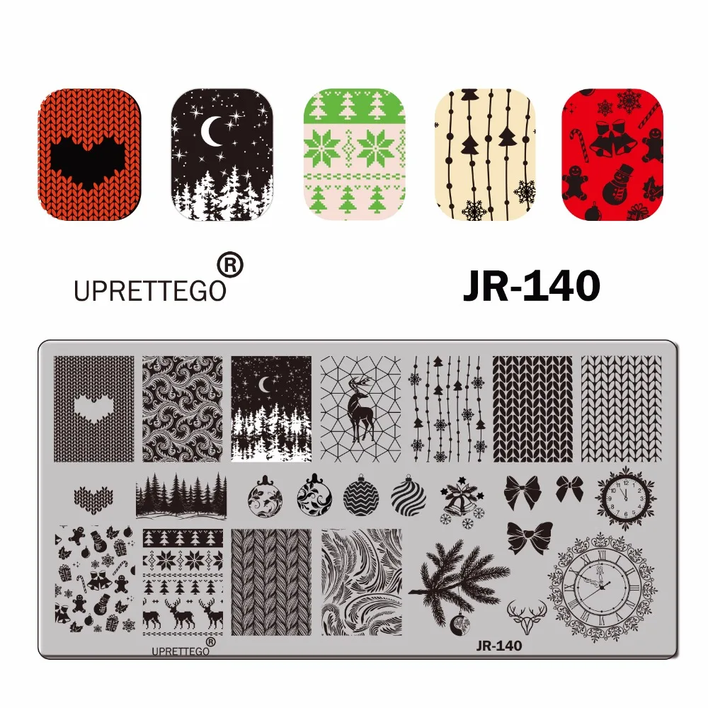 

2018 Stainless Steel Stamping Plate Template Xmas Dot Geometric Flower Bird Owl Pigeon Vintage Alphabet Nail Tool JR131-140