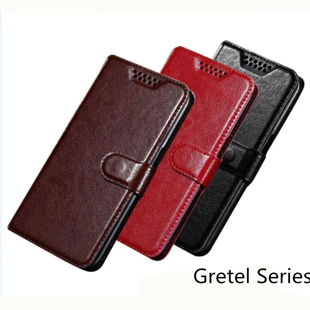 For Gretel A9 S55 Case Flip Wallet PU Leather GT6000 Cover High Quality Book Stand Card Slot Cases | Мобильные телефоны и
