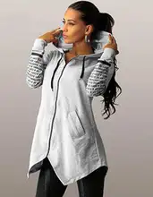 2016 autumn winter women Hoodies sweatshirts letter print pullover harajuku plus size zipper irregular top sportswear