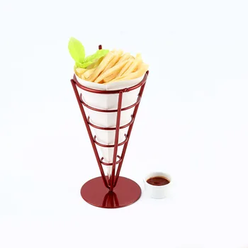 

1pcs Mini Fry Basket Serving Food French Fries Basket KTV dessert pastry basket of fried chicken snack Chips Western Cafe Bar
