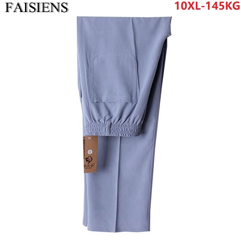 Plus Size Big 7XL 8XL Summer Men Home Simple Pants Thin Breathable 9XL 10XL Man Father Pants 52 Stretch Elastic Waist Trousers Plus Size Big 7XL 8XL Summer Men Home Simple Pants Thin Breathable 9XL 10XL Man Father Pants 52 Stretch Elastic Waist Trousers