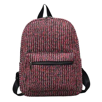 

Lovely Women Backpack Vintage Lady Girl Backpack Cotton Shoulder School Book Bag Travel Rucksack Bags Fashion
