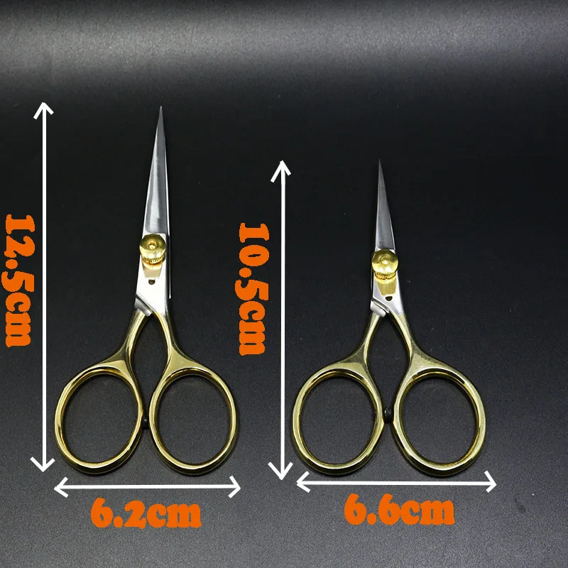 New super sharp fly tying scissors adjustable tension 4''&5''first class gold loop razor scissors smooth cutting fly tying tools