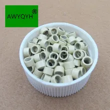 10000 шт 4530 инструменты для наращивания волос микрокольца, бусины с винтами 13# блонд