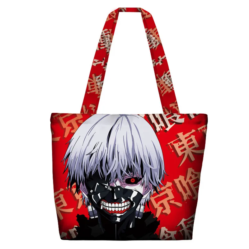 Сумка на плечо с двойными боками и принтом в виде руки, для женщин и мужчин, сумка для покупок, сумка-шоппер, сумка из ткани, на молнии