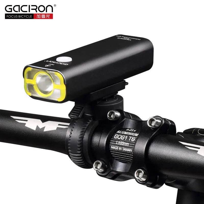 GACIRON Cycling WaterProof Led Lights Usb Rechargeable Mini Bike 400 Lumens Handlebar Front Light Bicycle Accessories