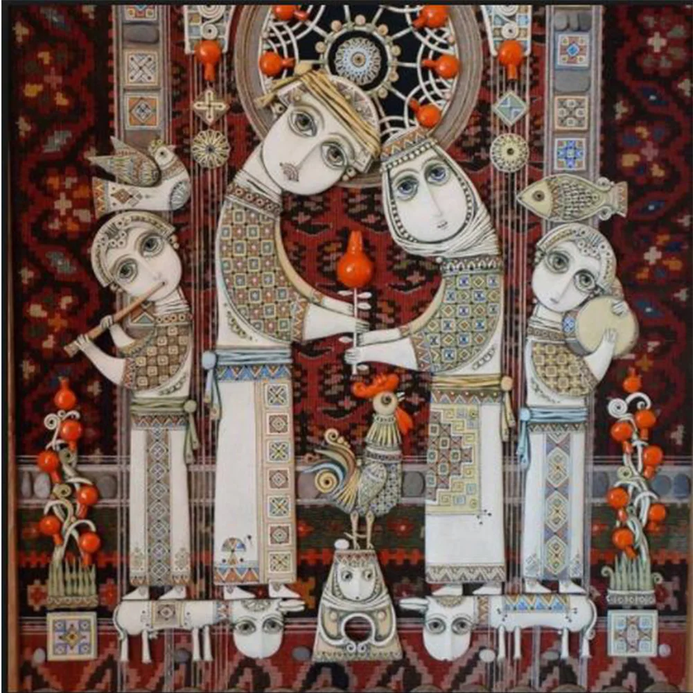 

5D Diamond Embroidery Icon Diamond Mosaic DIY Diamond Painting Cartoon abstract Cross stitch Full Square Paintings pattern FZ827