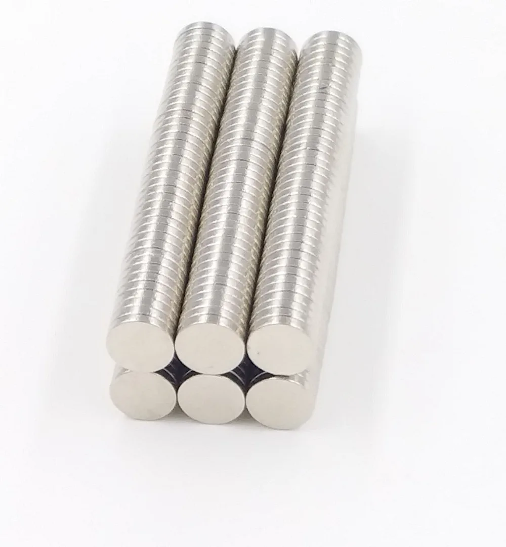 

100pcs Dia.4x1.5mm N50 Rare Earth Neodymium Disc Magnet Strong Magnets 4*1.5