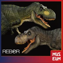 Ребор 1/35 Палеонтология тираннозавр рекс Т-Рекс убийца королева динозавр модель декор с животными игрушка