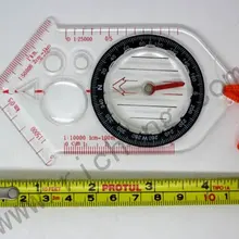 Открытый Отдых Компас со стрелкой правитель