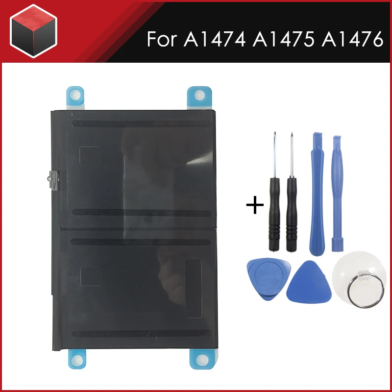 

Li-ion Battery For iPad Air battery 8827mAh Li-ion Internal Replacement Battery A1484 A1474 A1475 A1476 with Tools