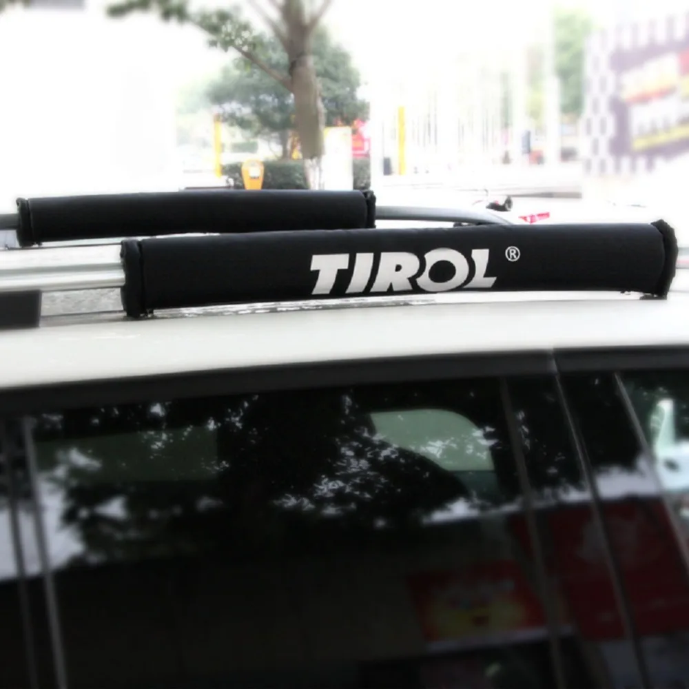 TIROL T21877 P3 пара черная Полка на крышу для багажа портативная уличная Съемная рама