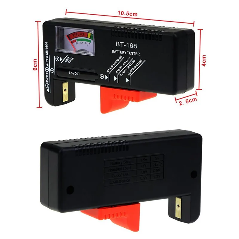 BT-168D Digital Battery Tester LCD Display