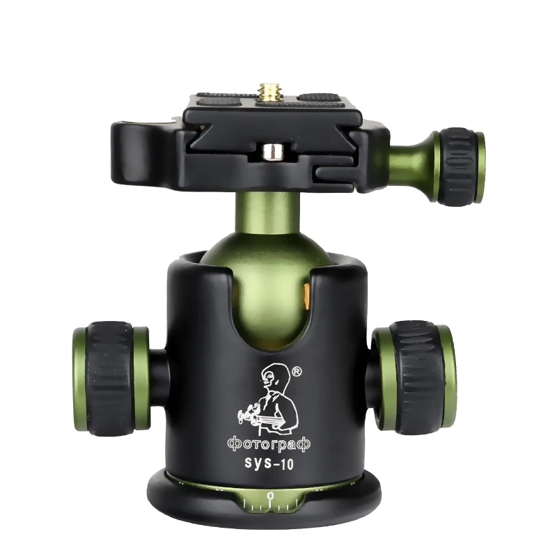 DPOTORPADP SYS10 Aluminum 360 Camera Tripod Ball Head Panoramic Heads With Quick Release Plate 3 ...