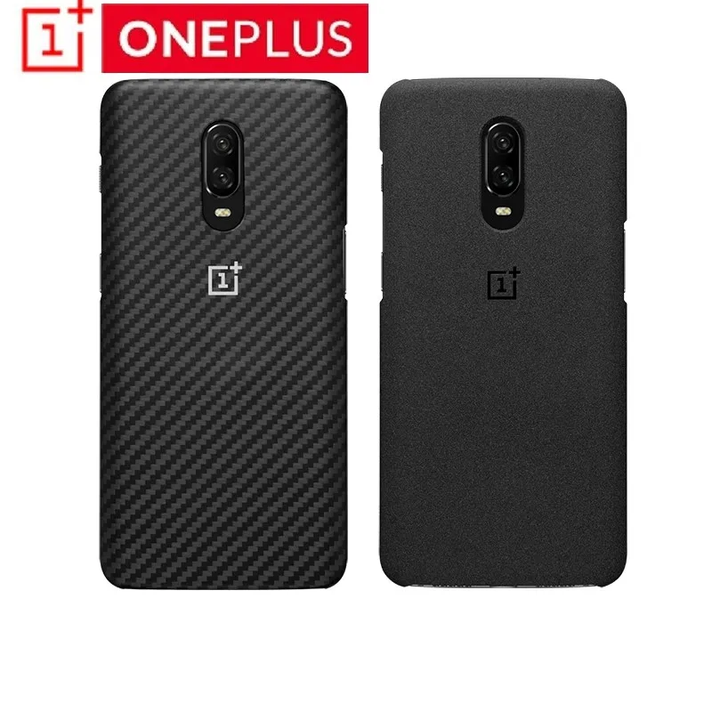 Оригинальный чехол OnePlus 6T Karbon из арамидного волокна PC полукруглая задняя крышка